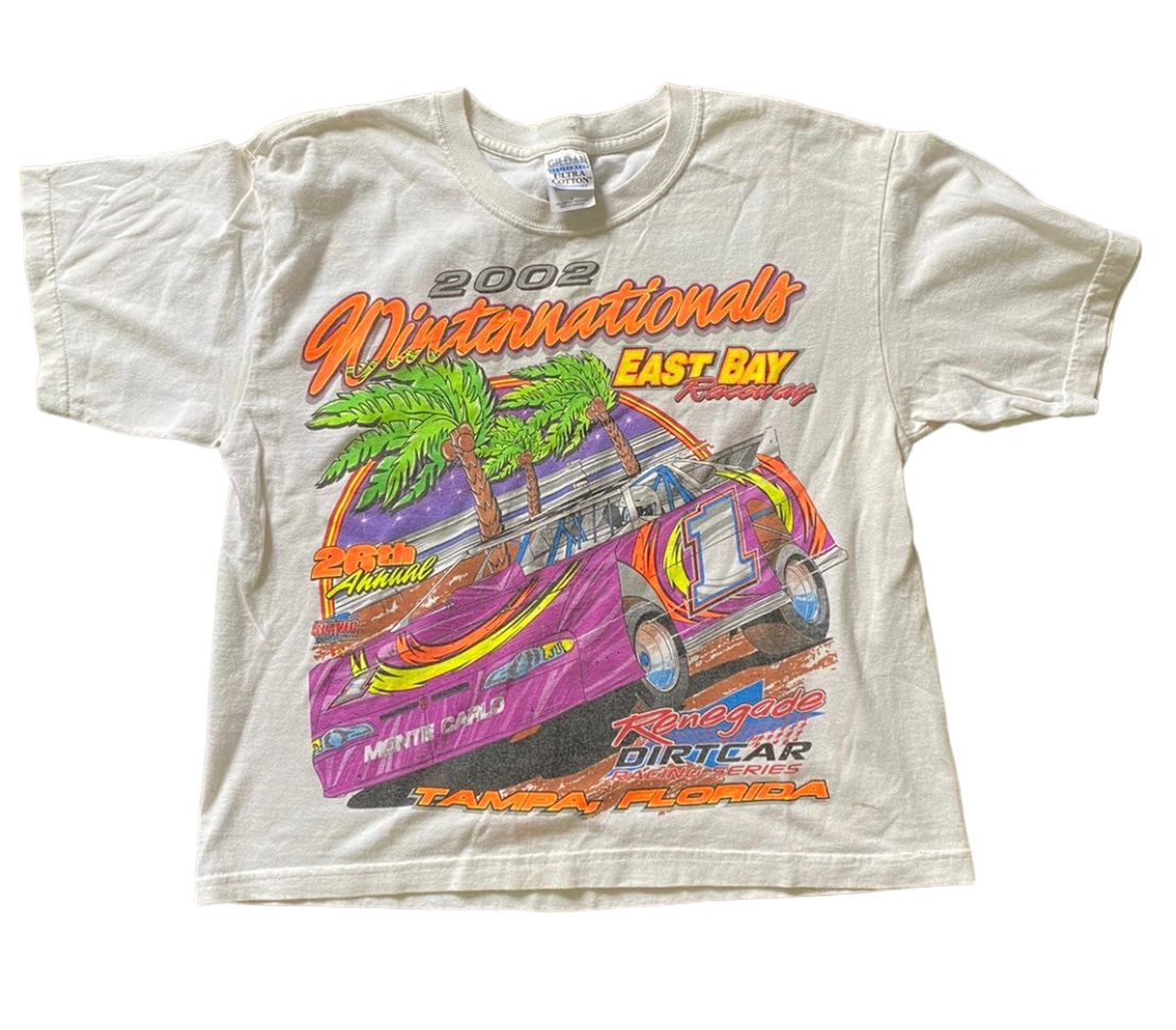 2002, Winter Nationals, East Bay Dirt Track Racecar, Tampa, FL | T-Shirt